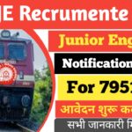 RRB JE Recruitment 2024 Notification